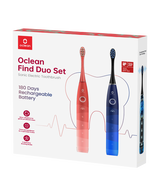 Find Duo Sonic Electric Toothbrush Set - Pink & Blue